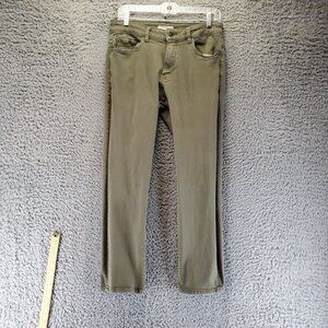 Warp + Weft Pants Mens 31x30 Moss Green Amsterdam Slim Stretch Denim